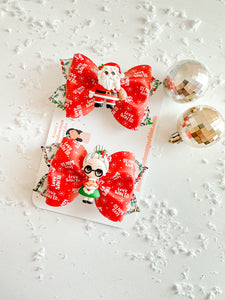 Mr. & Mrs. Claus piggy set